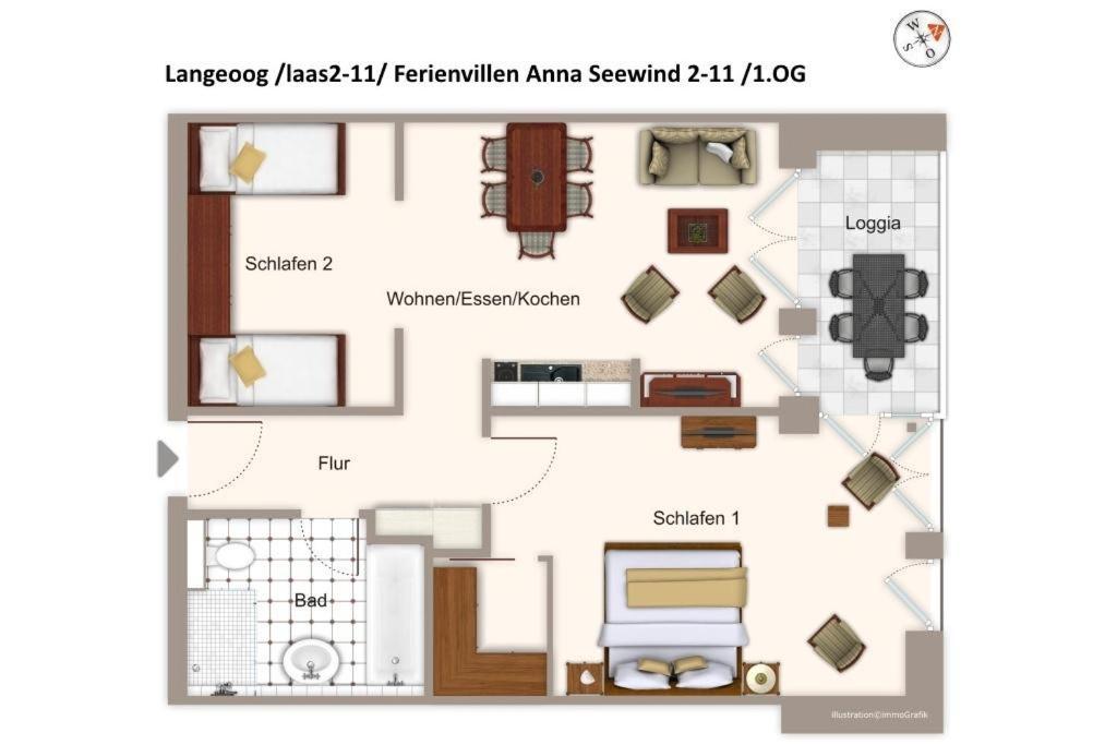 Apartmentvilla Anna See Apartmentvilla Anna See 2-11 Langeoog Esterno foto